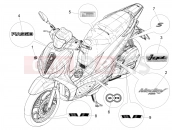 PIAGGIO Medley 150 ie ABS (RP8MB0200) Plates - Emblems