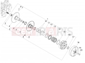 PIAGGIO Medley 150 ie ABS (E4) (RP8MB0200) Driven pulley