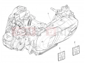 PIAGGIO Medley 150 ie ABS (E4) (RP8MB0200) Engine, assembly