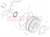 PIAGGIO MP3 400 Rear wheel