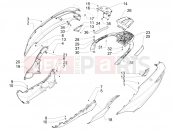 PIAGGIO MP3 500 MAXI Sport ABS Side cover - Spoiler