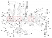 PIAGGIO MP3 500 MAXI Sport ABS Fork/steering tube - Steering bearing unit