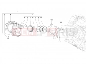 PIAGGIO Mymoover 125 (Poste Italiane) Cylinder-piston-wrist pin unit