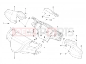 PIAGGIO Mymoover 125 (Poste Italiane) Handlebars coverages