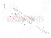 PIAGGIO Mymoover 125 (Poste Italiane) Swinging arm