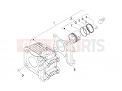 PIAGGIO Typhoon 50 4T 4V (USA / CA) Cylinder-piston-wrist pin unit
