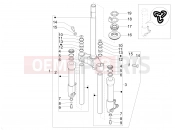 PIAGGIO Zip 100 4T (APAC) Fork/steering tube - Steering bearing unit