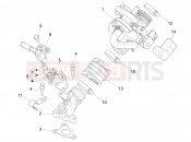 PIAGGIO Zip 50 4T 25 Km/h Throttle body - Injector - Induction joint