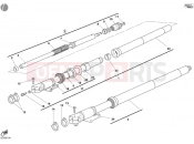 DUCATI 2004 Sporttouring ST4 S ABS FRONT FORK » FRONT SUSPENSION