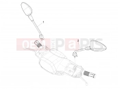 VESPA Sprint 125 iGet (APAC) E2 Driving mirror/s