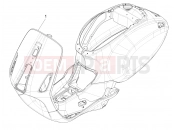 VESPA Sprint 125 iGet (APAC) E2 Frame/bodywork