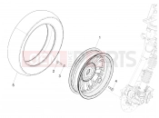 VESPA Sprint 125 iGet (APAC) E2 Front wheel