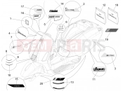 VESPA Sprint 125 iGet (APAC) E2 Plates - Emblems