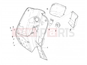 VESPA SXL 125 4T 3V (APAC) Front glove-box - Knee-guard panel