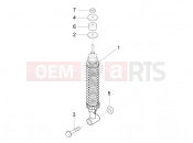 VESPA SXL 125 4T 3V (APAC) Rear suspension - Shock absorber/s