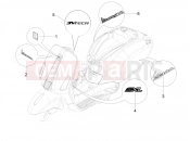 VESPA SXL 125 4T 3V (APAC) Plates - Emblems