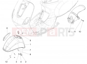VESPA SXL 125 4T 3V (APAC) Wheel huosing - Mudguard