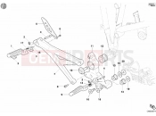 DUCATI Multistrada 1000 FOOTRESTS, RIGHT » UNCLASSIFIED