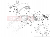 MOTOGUZZI Audace 1400 Carbon ABS (USA) Rear mudguard