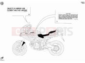 DUCATI Multistrada 1000 WARNING LABELS USA » UNCLASSIFIED
