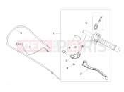 MOTOGUZZI V7 III Racer 10th Anniversary Clutch control