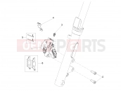 MOTOGUZZI V7 III Racer 10th Anniversary Front brake caliper