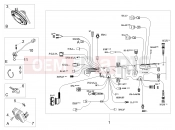 MOTOGUZZI V7 III Racer 10th Anniversary Front electrical system
