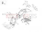 MOTOGUZZI V7 III Racer 10th Anniversary Rear mudguard