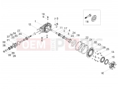 MOTOGUZZI V7 III Racer 10th Anniversary Rear transmission / Components