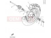 YAMAHA CW50 BW'S (4VV3) 1996 FRONT WHEEL