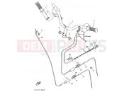 YAMAHA CW50 BW'S (4VV3) 1996 STEERING HANDLE & CABLE