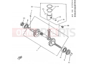 YAMAHA CW50RSP BW'S SPY (4UR1) 1996 CRANKSHAFT & PISTON