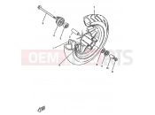 YAMAHA CW50RSP BW'S SPY (4UR1) 1996 FRONT WHEEL