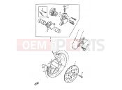 YAMAHA CW50RSP BW'S SPY (4UR1) 1996 FRONT BRAKE CALIPER