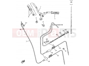 YAMAHA CW50RSP BW'S SPY (4UR1) 1996 STEERING HANDLE & CABLE
