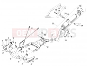 MOTOGUZZI V85 TT Travel Pack (APAC) Exhaust pipe