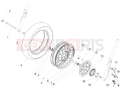 MOTOGUZZI V9 Bobber 850 (USA) Front wheel