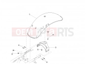 MOTOGUZZI V9 Bobber 850 (USA) Rear mudguard