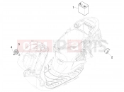 PIAGGIO Zip 50 4T Remote control switches - Battery - Horn