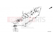 HONDA CB1000RAM CB1000R 2021 F-36 TAILLIGHT & LICENSE LIGHT
