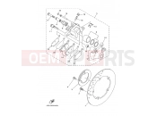 YAMAHA MT-07 MTN690-U (BHH1) 2021 REAR BRAKE CALIPER
