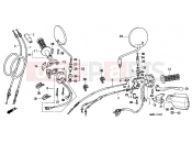 HONDA XL600VW G KPH 34P TRANSALP 1998 F-3 SWITCH/CABLE
