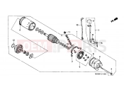 HONDA XL600VW G KPH 34P TRANSALP 1998 E-11 STARTING MOTOR
