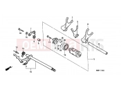 HONDA XL600VW G KPH 34P TRANSALP 1998 E-16 GEARSHIFT DRUM