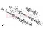 HONDA XL600VW G KPH 34P TRANSALP 1998 E-15 TRANSMISSION