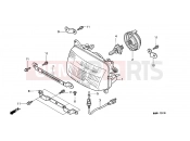 HONDA XL600VW G KPH 34P TRANSALP 1998 F-1 HEADLIGHT