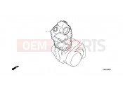 HONDA XL600VW G KPH 34P TRANSALP 1998 EOP-1 GASKET KIT A