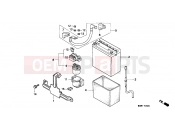 HONDA XL600VW G KPH 34P TRANSALP 1998 F-26 BATTERY