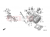 HONDA XL600VW G KPH 34P TRANSALP 1998 E-2 CYLINDER HEAD (FRONT)