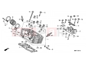 HONDA XL600VW G KPH 34P TRANSALP 1998 E-2-1 CYLINDER HEAD (REAR)